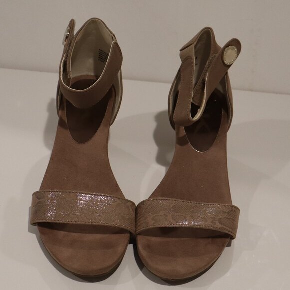 Anne Klein Sport Open Toe Wedges - Size 8 - Picture 2 of 9